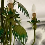 Tropical chandelier in sheet metal 1970.