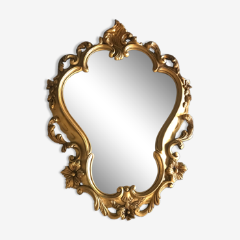 Golden resin mirror