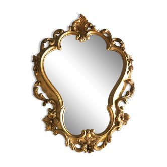 Golden resin mirror
