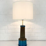 Vintage Scandinavian ceramic table lamp, Nils Kähler for HAK, Denmark, 1960