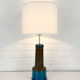 Vintage Scandinavian ceramic table lamp, Nils Kähler for HAK, Denmark, 1960