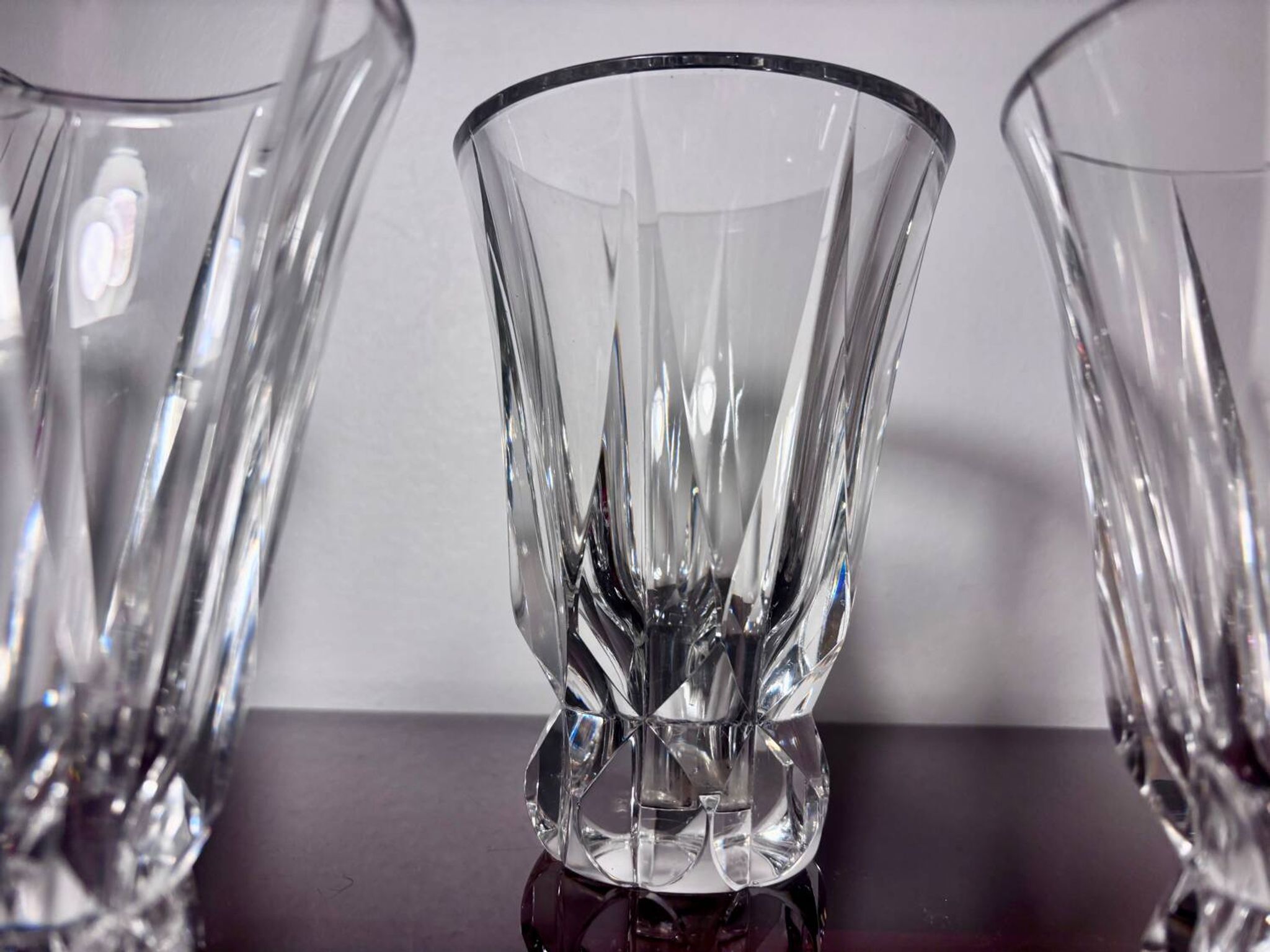 Collection of 5 Vases Saint Louis