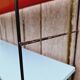 Vintage metal wall shelf, 60s