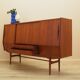 Teak highboard, Danish design, 1960s, made in Denmark