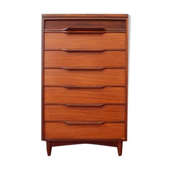 Scandinavian teak chest of drawers brand White & Newton