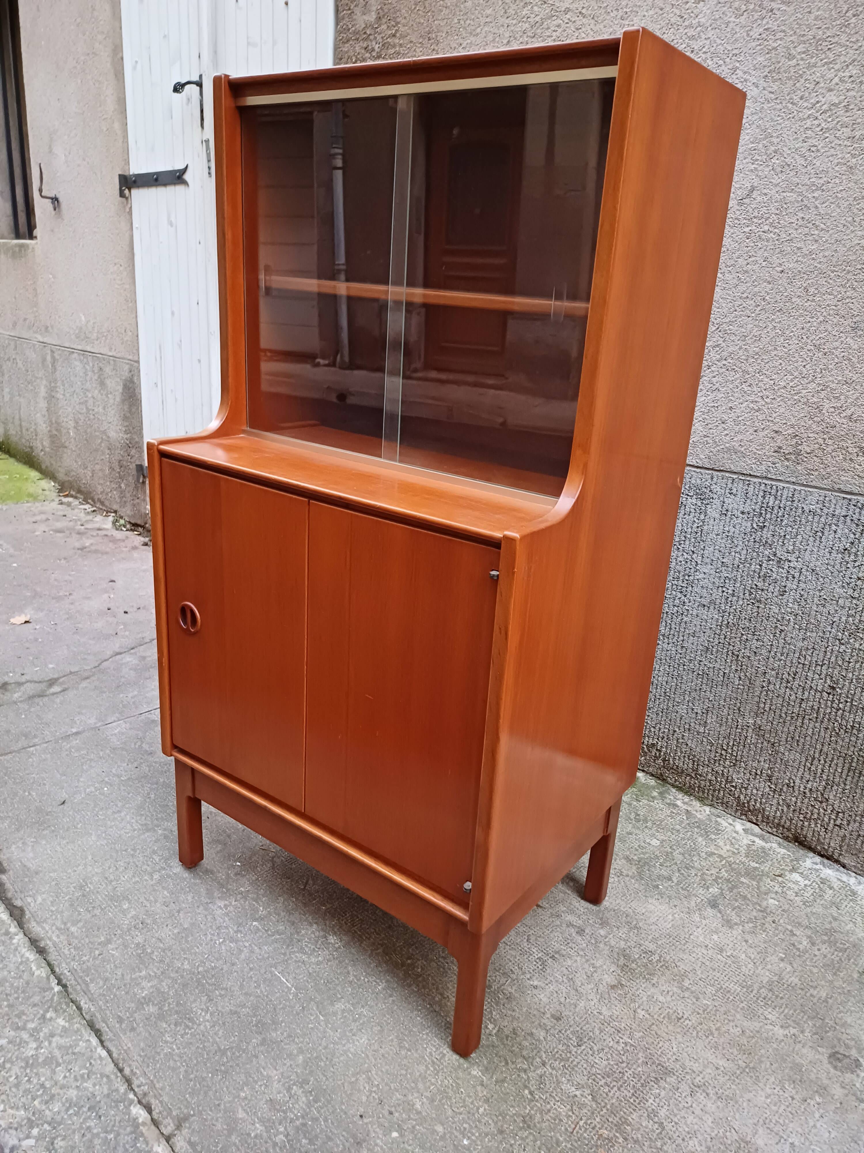 Small piece of furniture Living room bookcase, Jacques Hauville for Roche Bobois 1960