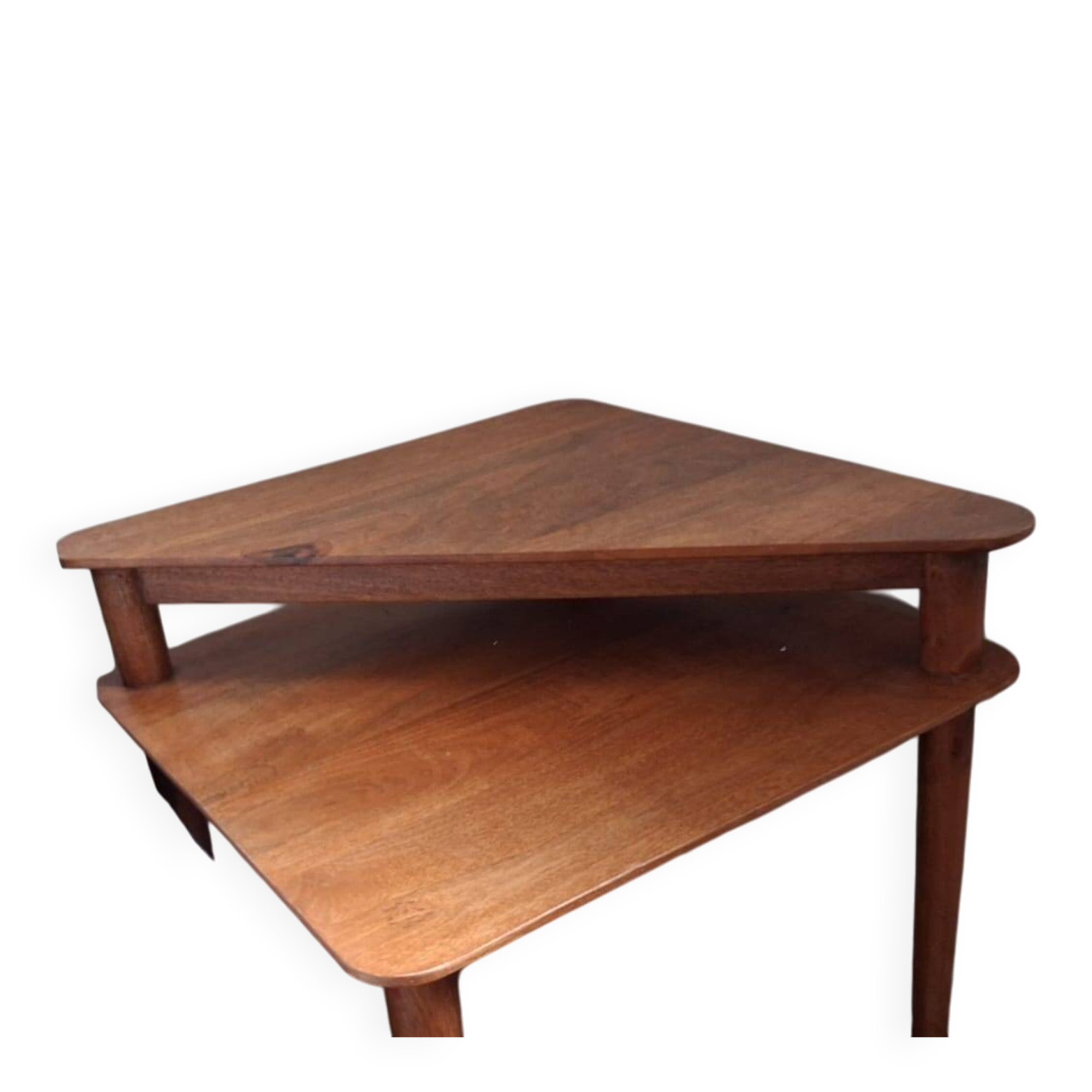Scandinavian wooden coffee table, side table from the 1960s-1970s.