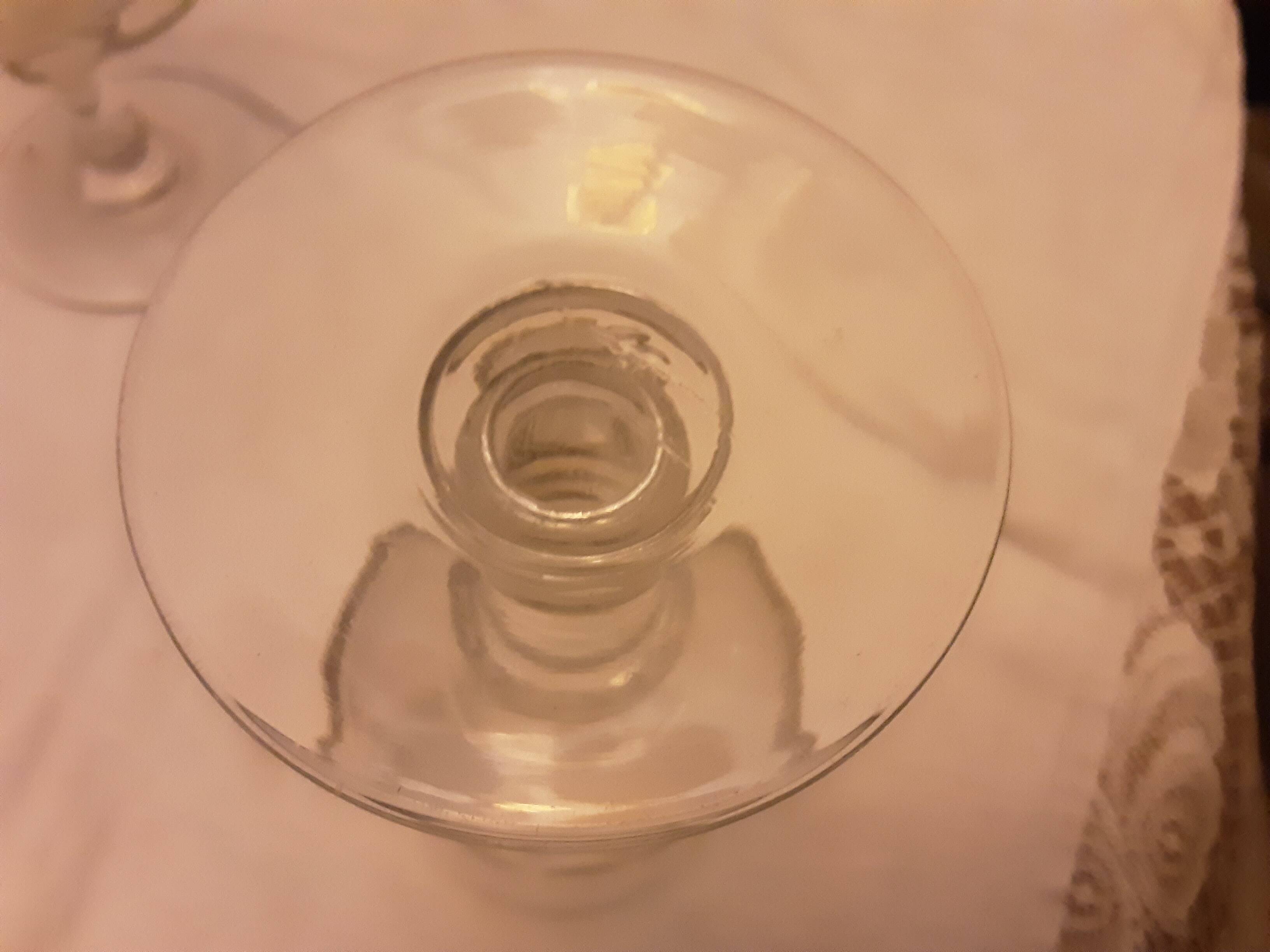 5 verres anciens presses moules