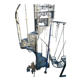 Cast iron spiral staircase