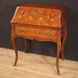 French bureau in wood from 20th century