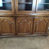 Solid wood library showcase