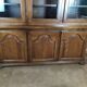 Solid wood library showcase