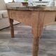 Table basse de ferme style campagne en chêne