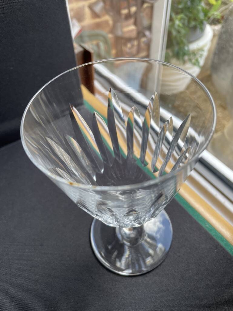 6 verres à eau baccarat service casino