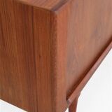 Bernhard Pedersen & Søn teak sideboard with tambour doors / Danish Mid-Century Modern design / 1960s