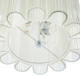 Cylindrical suspension with crystal glass by Doria, Germany, 1960s