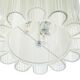 Cylindrical suspension with crystal glass by Doria, Germany, 1960s
