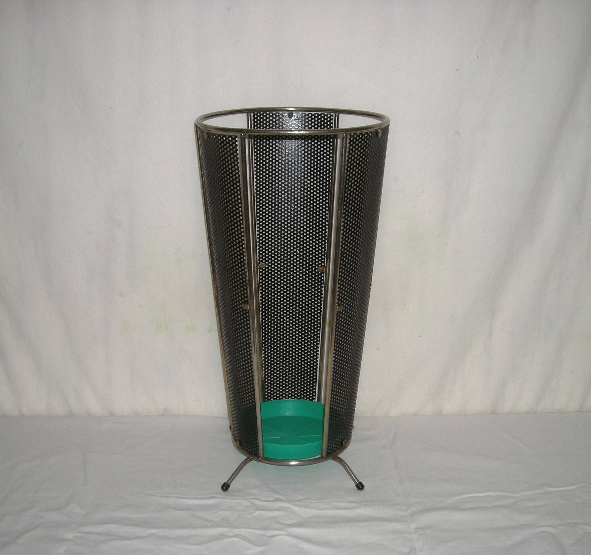 1950s perforated umbrella stand