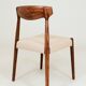 Modern Dining Chairs Japandi & Mid Century style | Solid Wood Ash 