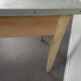 Bistro table zinc tray 185 cm
