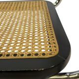 Vintage Cesca chair style b32 model in chrome and black