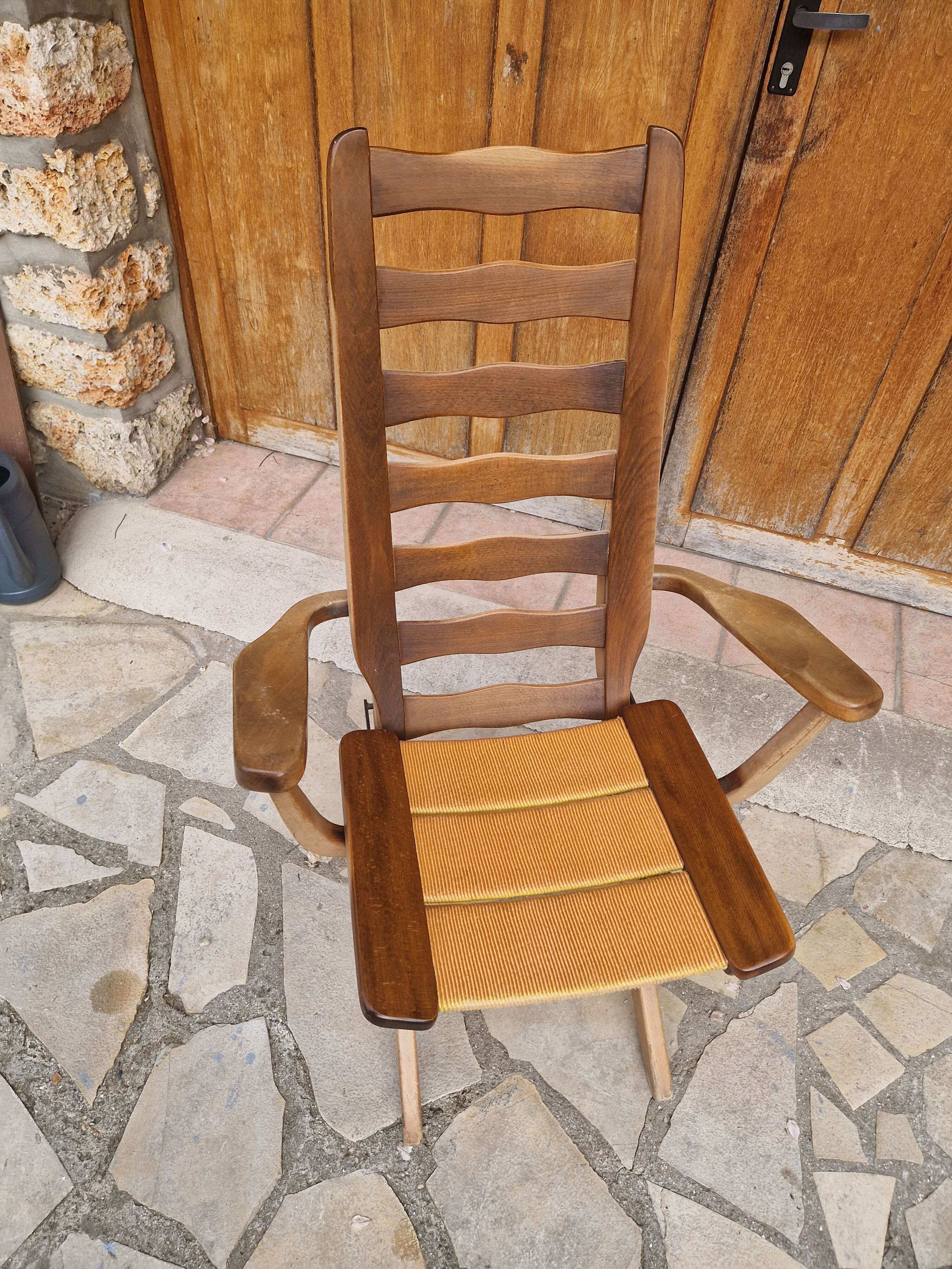 Triconfort deck chair from the 1960s