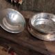 Art Deco silver plated serving dish with lid