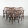 Set of 6 antique beautiful English Windsor chairs with a beautiful patina