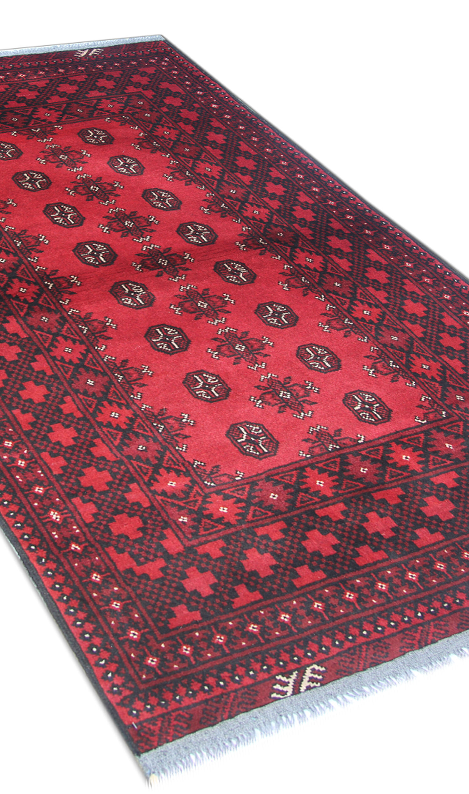Traditional Red Ziegler Carpet Handmade Wool Rug- 108x199cm