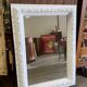 Old trumeau mirror in plaster and wood 100x142cm