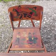 School desk Art-nouveau folding