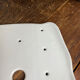 White porcelain draining plate