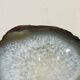 Vintage brown crystal agate slice tray agate ashtray 1960