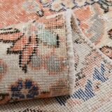 Red & Orange Large Turkish Vintage Rug, 261x351Cm