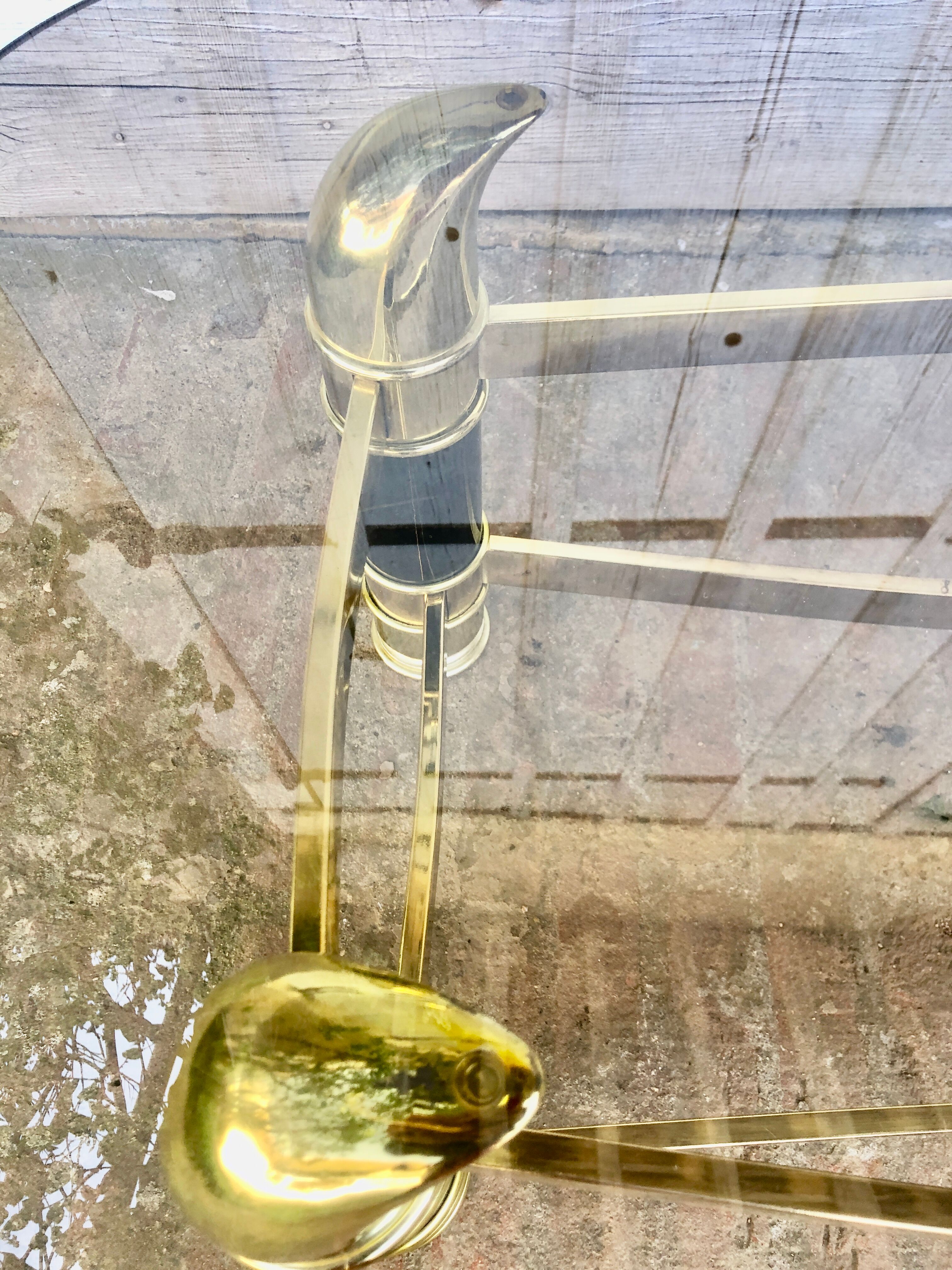 Hollywood regency coffee table