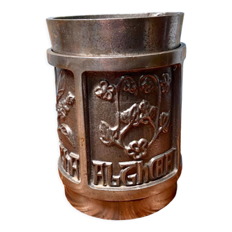 Old cast iron apothecary pot