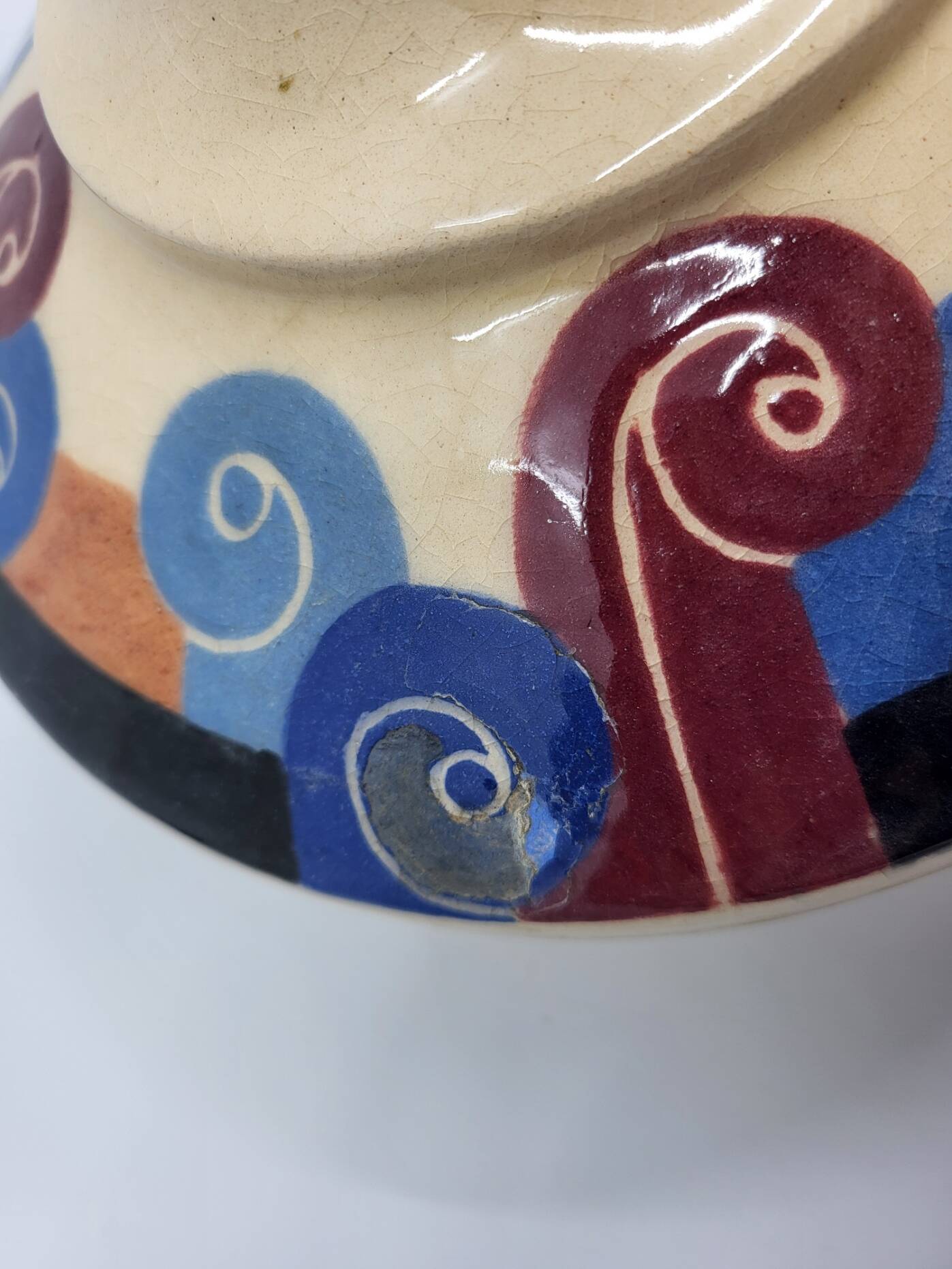 Simone Larrieu vase in ceramic France Art Deco 1930