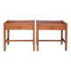 Pair of Scandinavian bedside tables