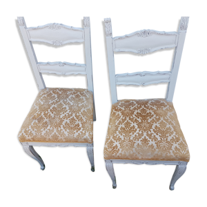 2 chaises rembourrés