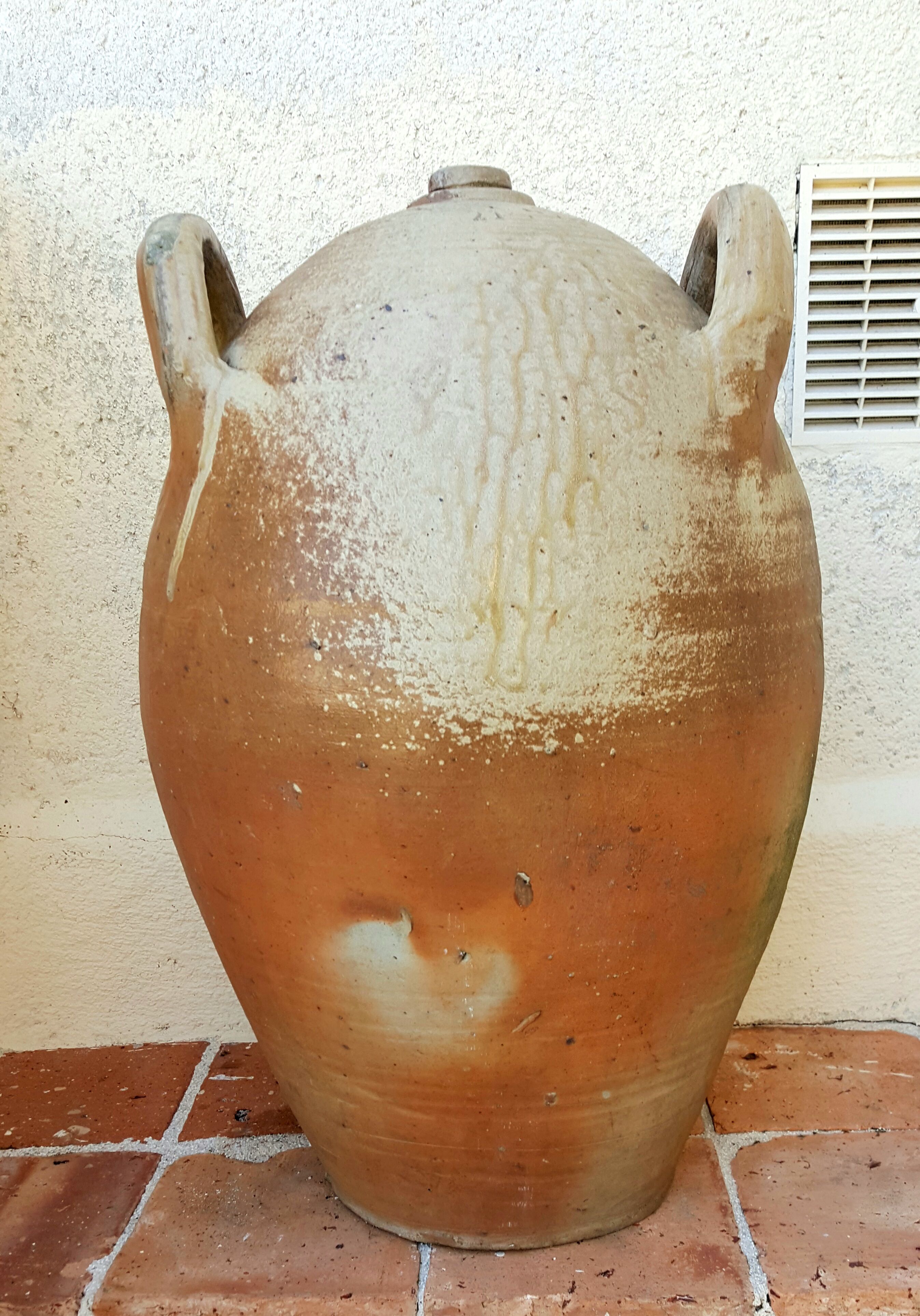 Wine jar in varnished stoneware 21 liters