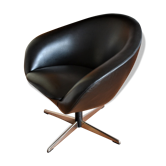 Pivoting armchair 60s 70s