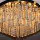 J.T. Kalmar Plaffoniere with Murano glass crystals, Austria 1960