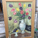 Large flowery painting