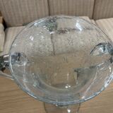 Biot vase in blown glass