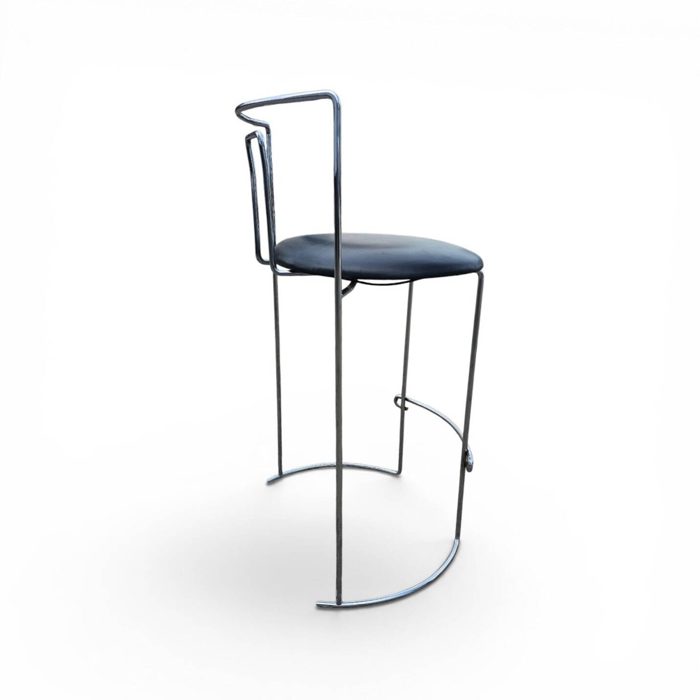 2 x Gaja stool by Kazuhide Takahama for Simon Gavina / black leather