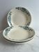 Set of 3 Longchamp Lutèce deep plates in ironstone.
