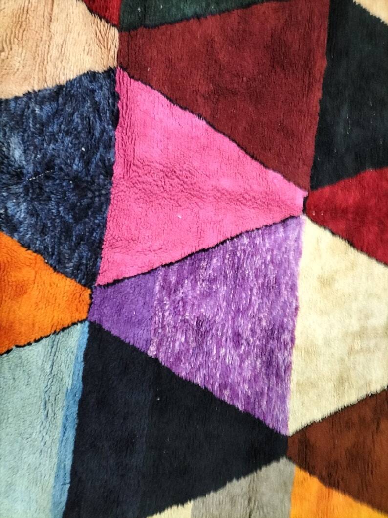 Handmade Berber wool rug 150/250cm