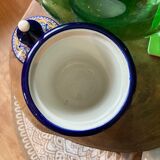 Pharmacy pot signed Florentine ceramic porcelain Italy