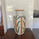 large bamboo vase signed Cartens Germany 1960