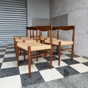 Set of 10 chairs by Henry Walter Klein